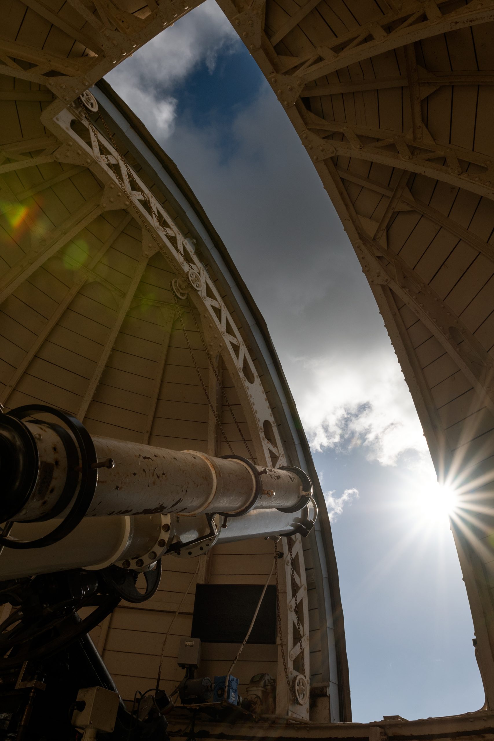 花山天文台別館のザートリス望遠鏡