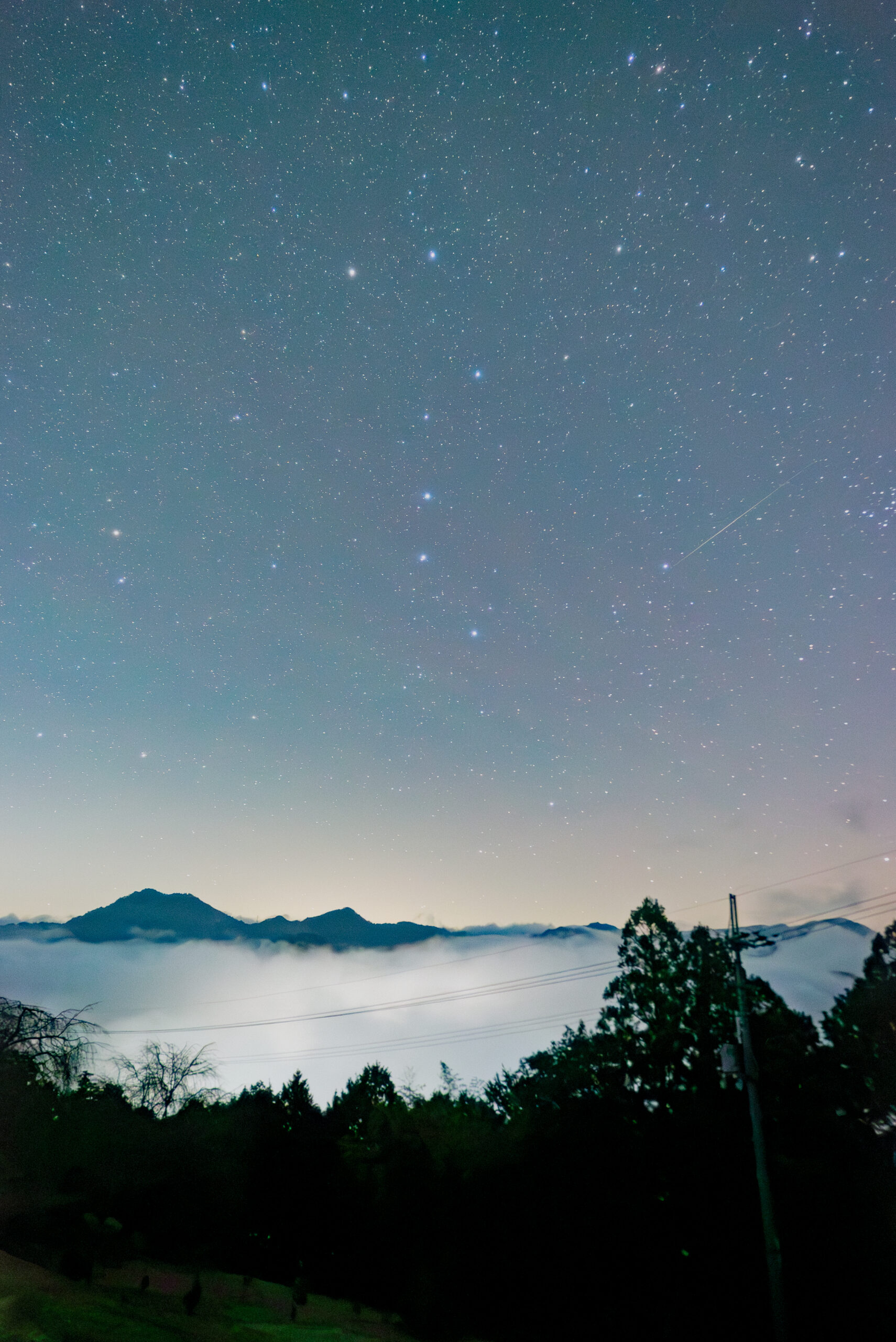 果無集落からのしぶんぎ座流星群（奈良県十津川村） | ホシフルサト